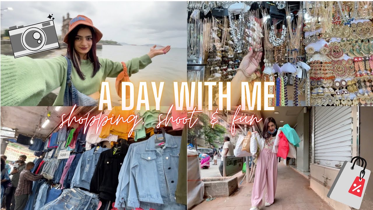 Lockdown SHOP WITH ME + shoot day BTS, bargaining & fun