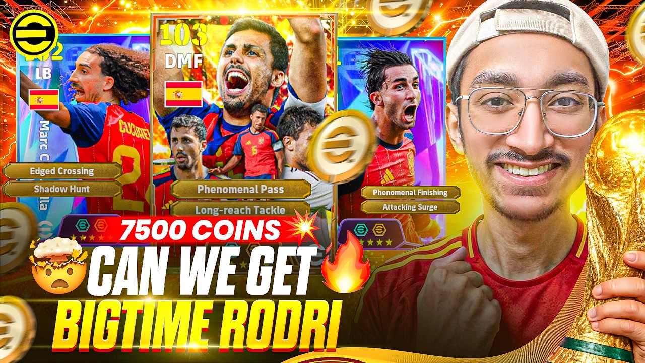 HATTRCIK OF SHOWTIMEs 🤑 SPAIN 2026 Pack is TOO GOOD 🥵108 BIG TIME LONG REACH TACKLE RODRI | REVIEW ⚡