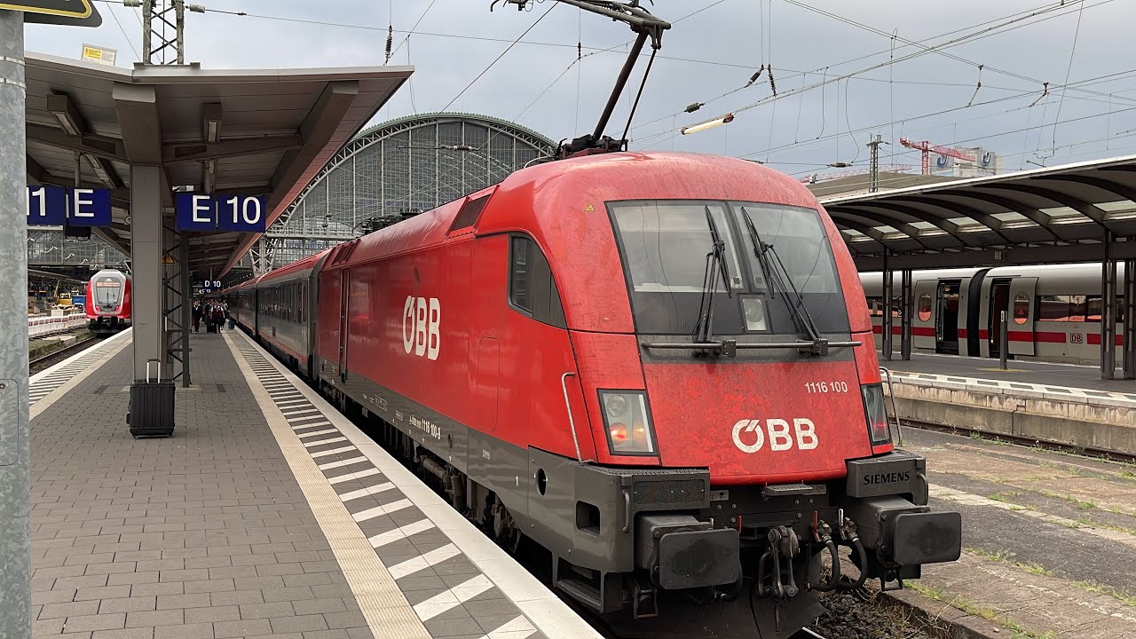 Mitfahrt / Ride on: Eurocity EC 113 Frankfurt(Main) - Villach Hbf (1/2)
