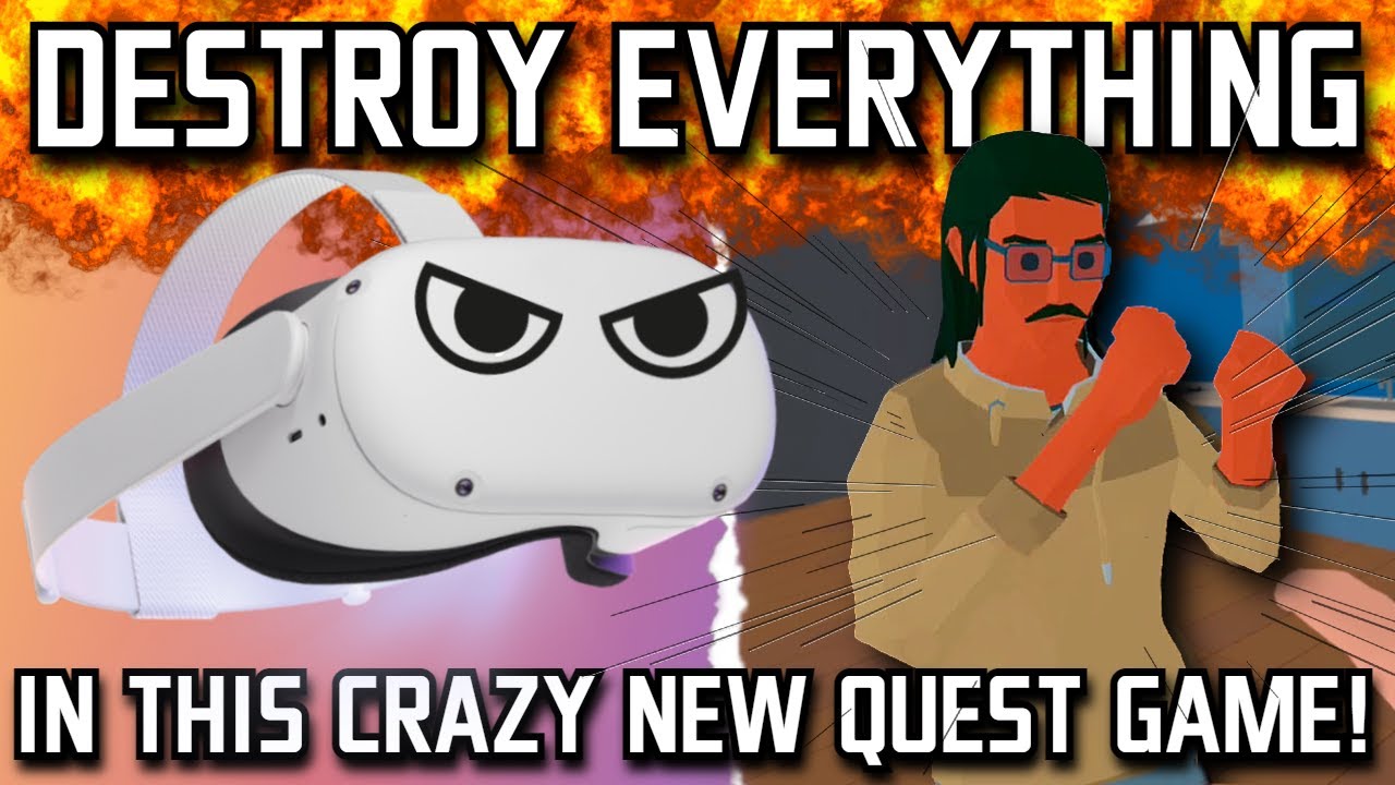 DESTROY EVERYTHING in this CRAZY new Quest 2 game // Funny VR Sandbox Madness!