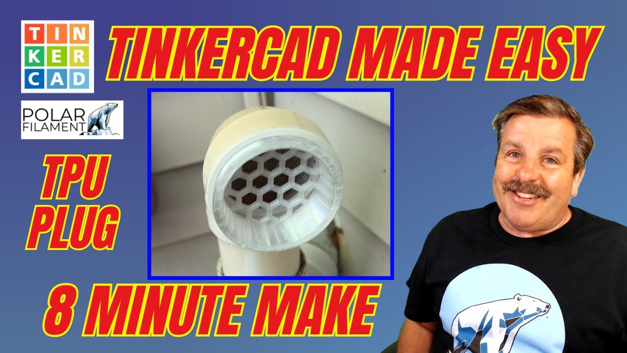 Easy 3D Printing: Useful Tinkercad Parts! A TPU Critter Plug 💯🔥