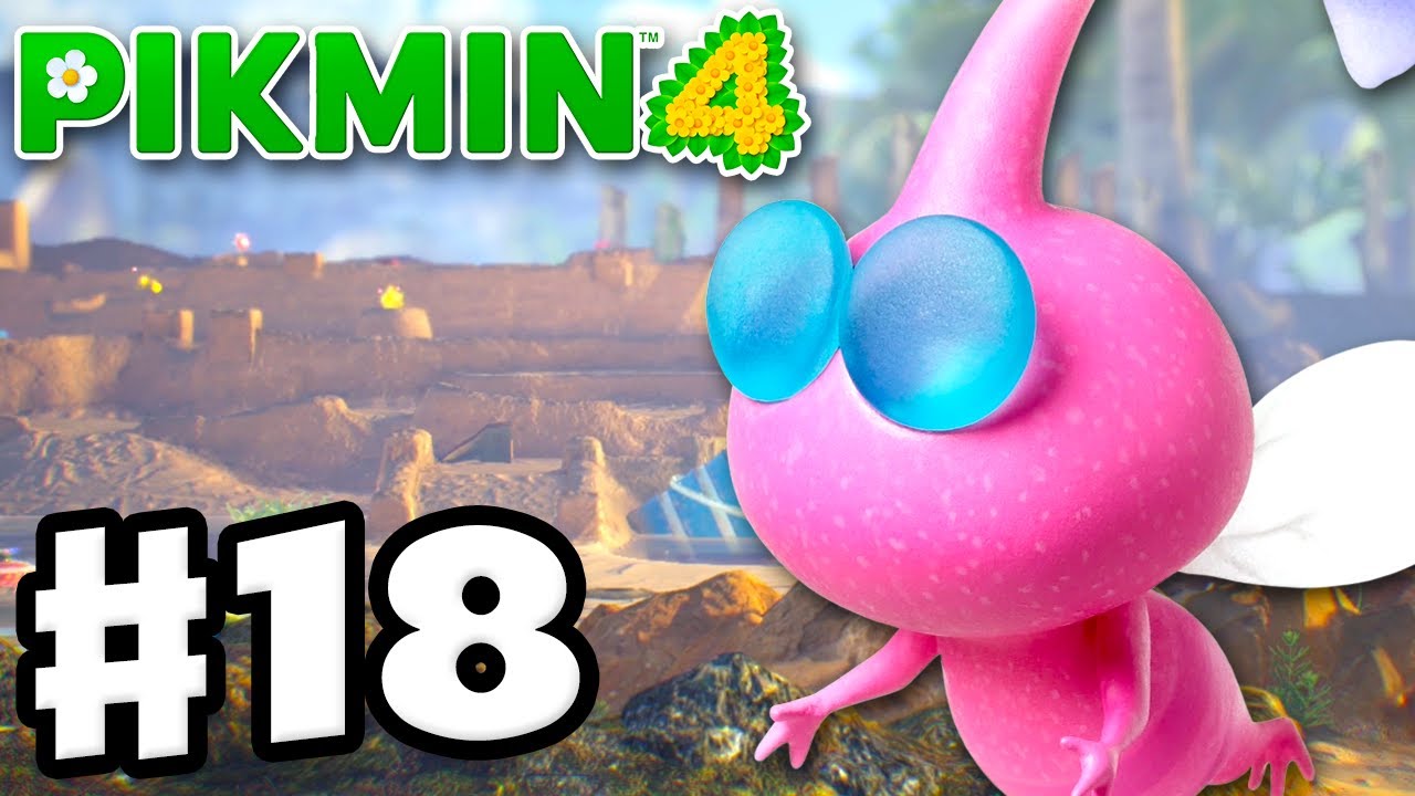 Pikmin 4 - Gameplay Walkthrough Part 18 - Winged Pikmin! Serene Shores!
