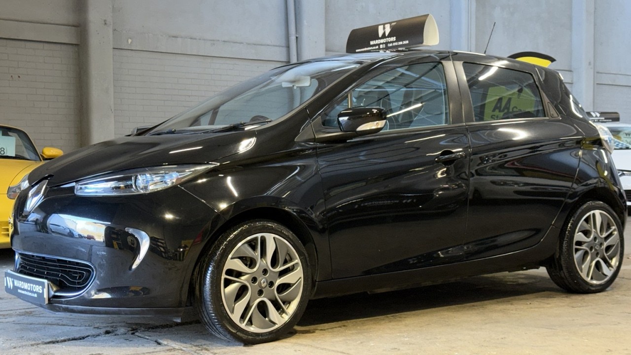 RENAULT ZOE Hatchback 22kWh Dynamique Intens Black Electric Automatic 5dr LOWTAX+SATNAV (2013/63)