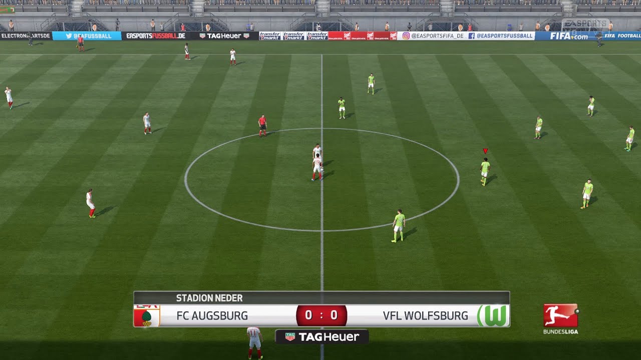 FIFA 17 Augsburg x Wolfsburg (PS5) Gameplay