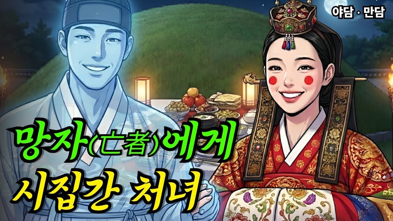 가족을 먹여 살리기위해 망자와 결혼한 처녀 야담 옛날이야기 사연