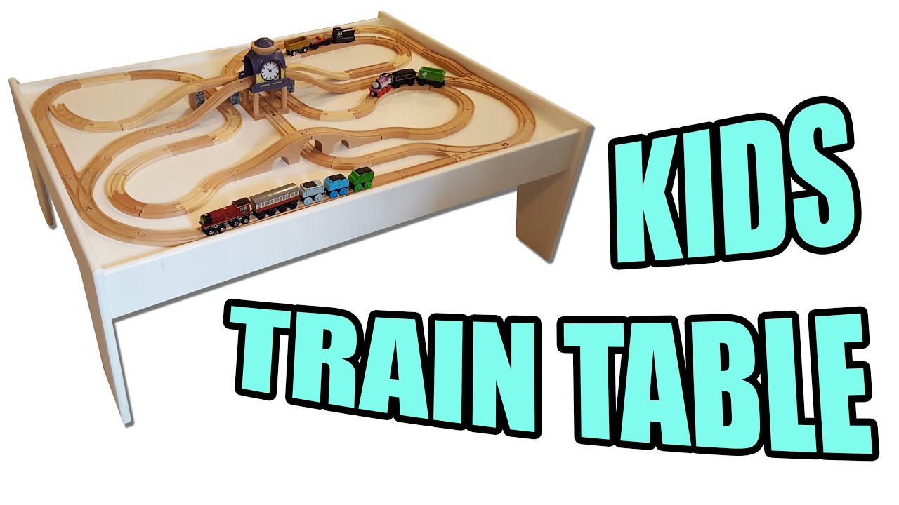 DIY Train Table - Free Plans!