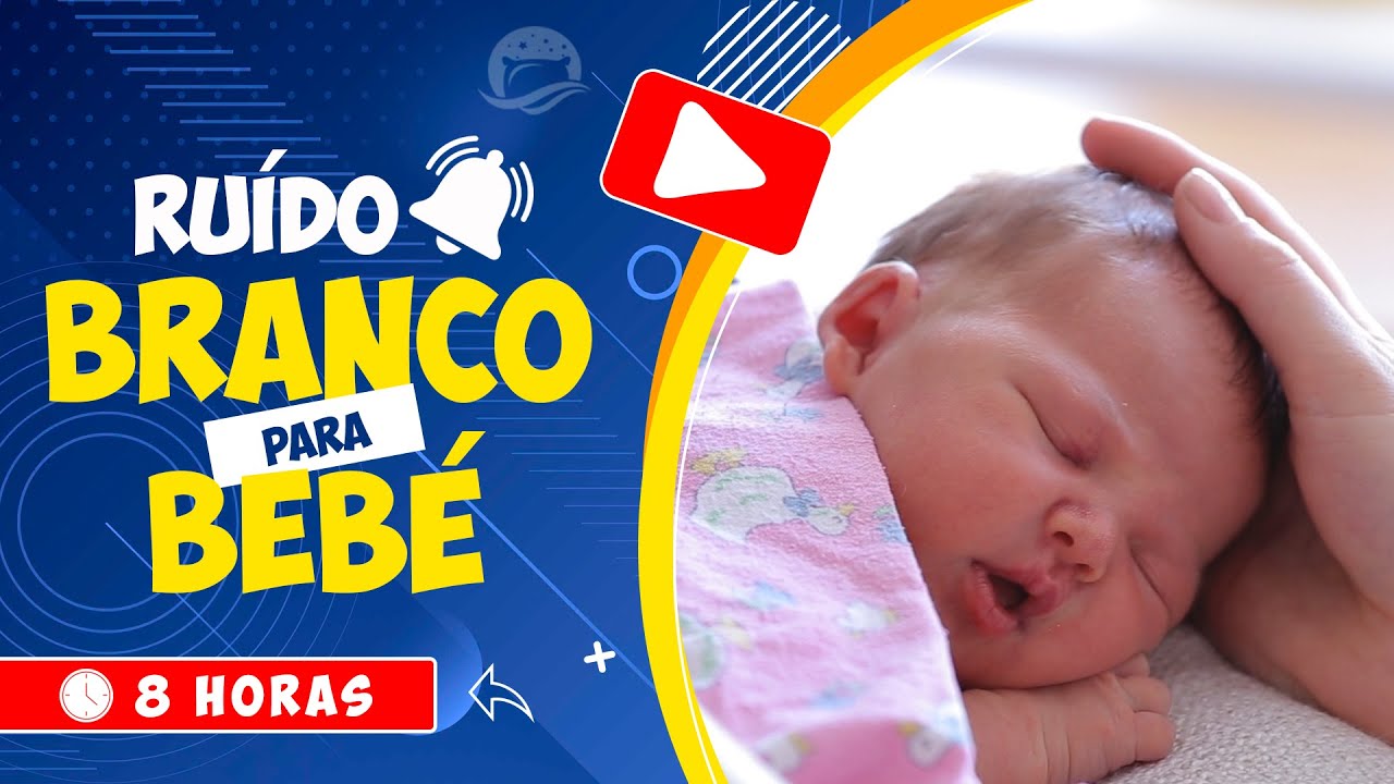 🎧 RU&Iacute;DO BRANCO CONSTANTE PARA BEB&Eacute; REC&Eacute;M-NASCIDO DORMIR 💦 SOM &Aacute;GUA CACHOEIRA 🕒 8 HORAS 💤 WHITE NOISE