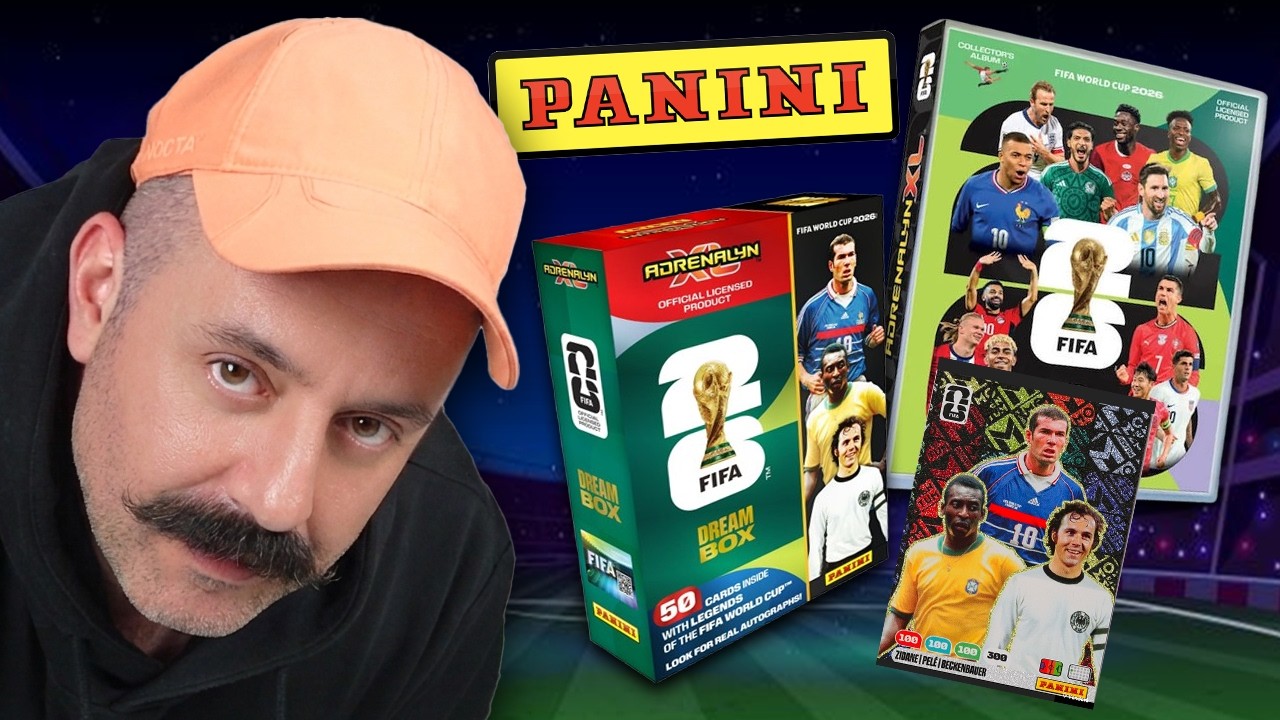 &Alpha;&Nu;&Omicron;&Iota;&Xi;&Alpha; DREAM BOX + MEGA STARTER PACK PANINI WORLD CUP 2026 