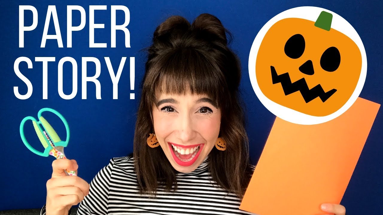 The Little Orange House | Halloween Paper Story Telling