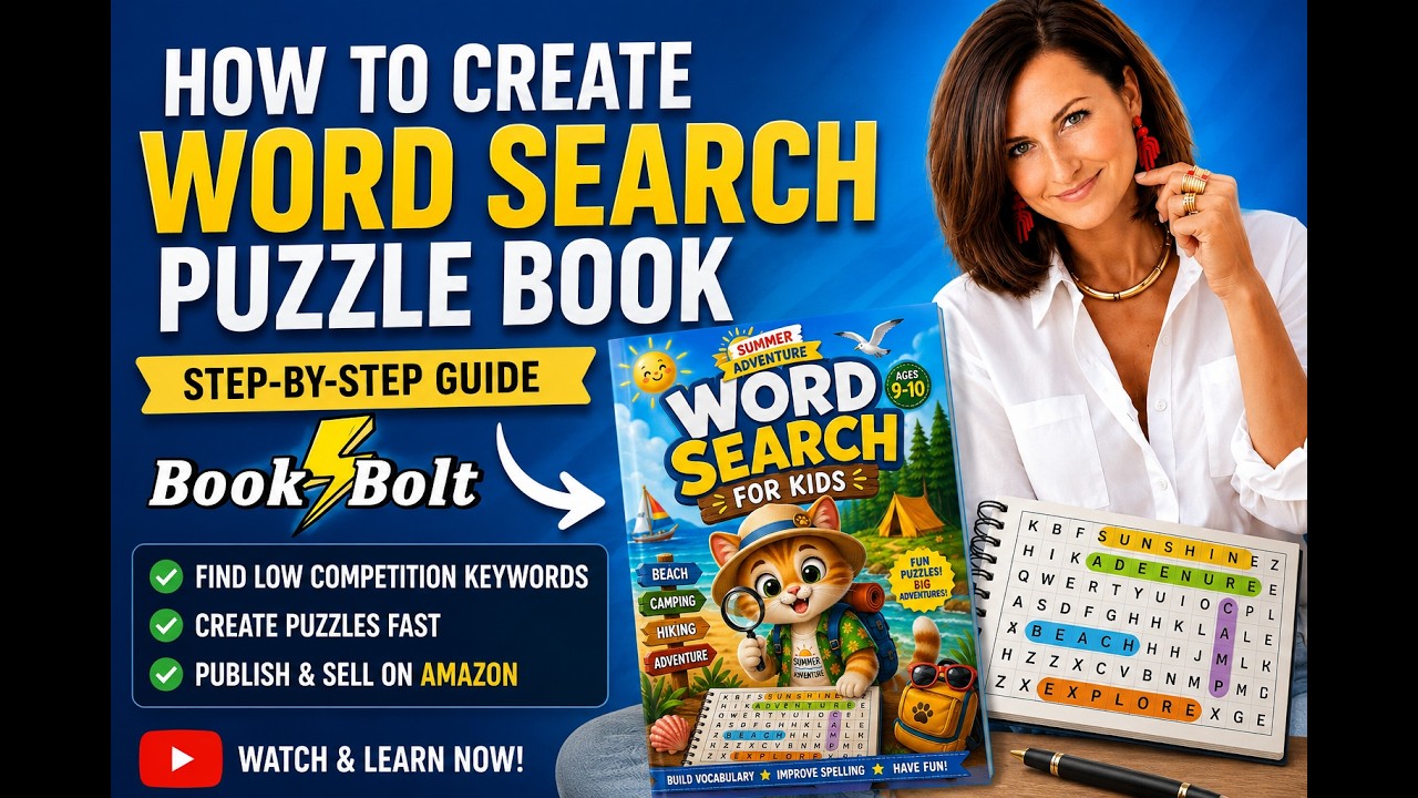 How to Create a Word Search Puzzle Book with Book Bolt (Step-by-Step KDP Tutorial) ELZBIETA20