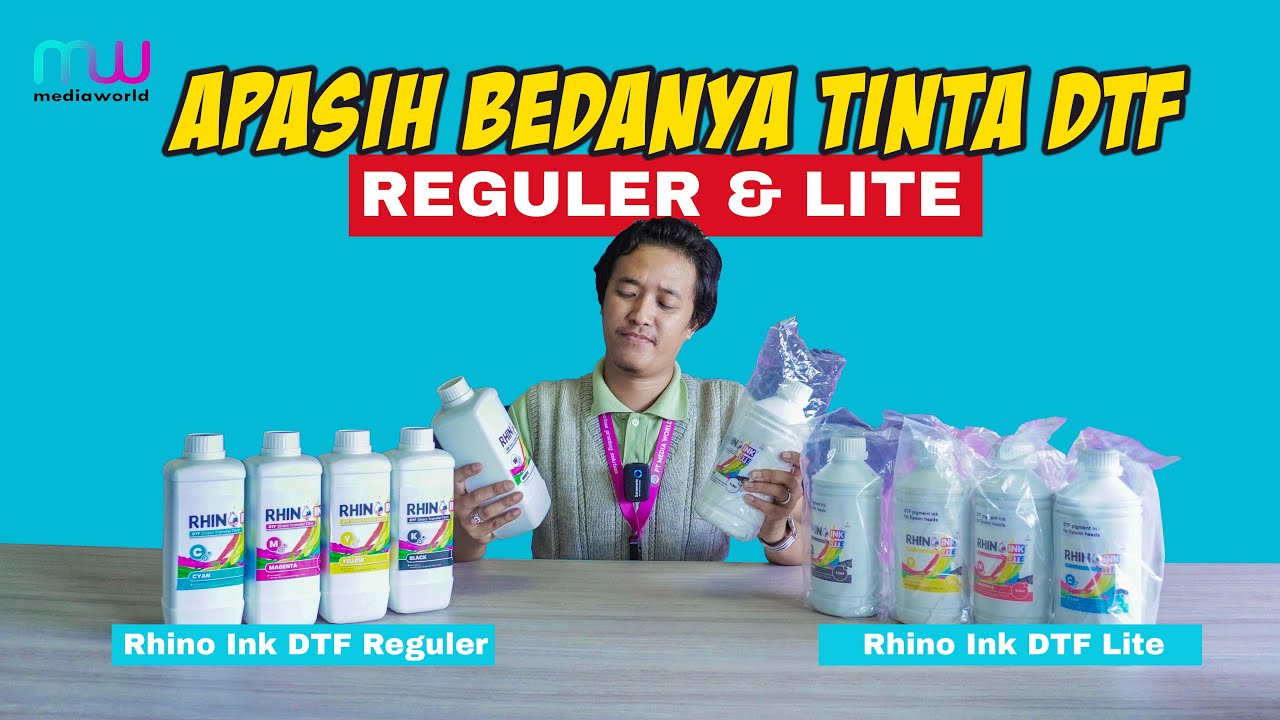 APASIH PERBEDAAN TINTA DTF REGULER DENGAN LITE ??
