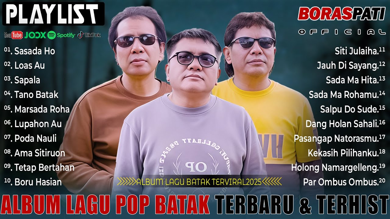 Top Lagu Batak Terviral 2025 & Pop Lagu Batak Trending & Terhits | Enak Didengar || Boraspati