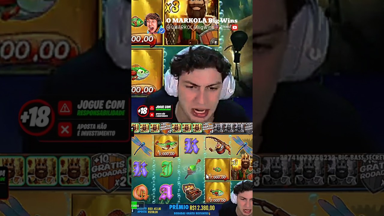 MARKOLA fez mais maior forra no Big Bass Rei 3X