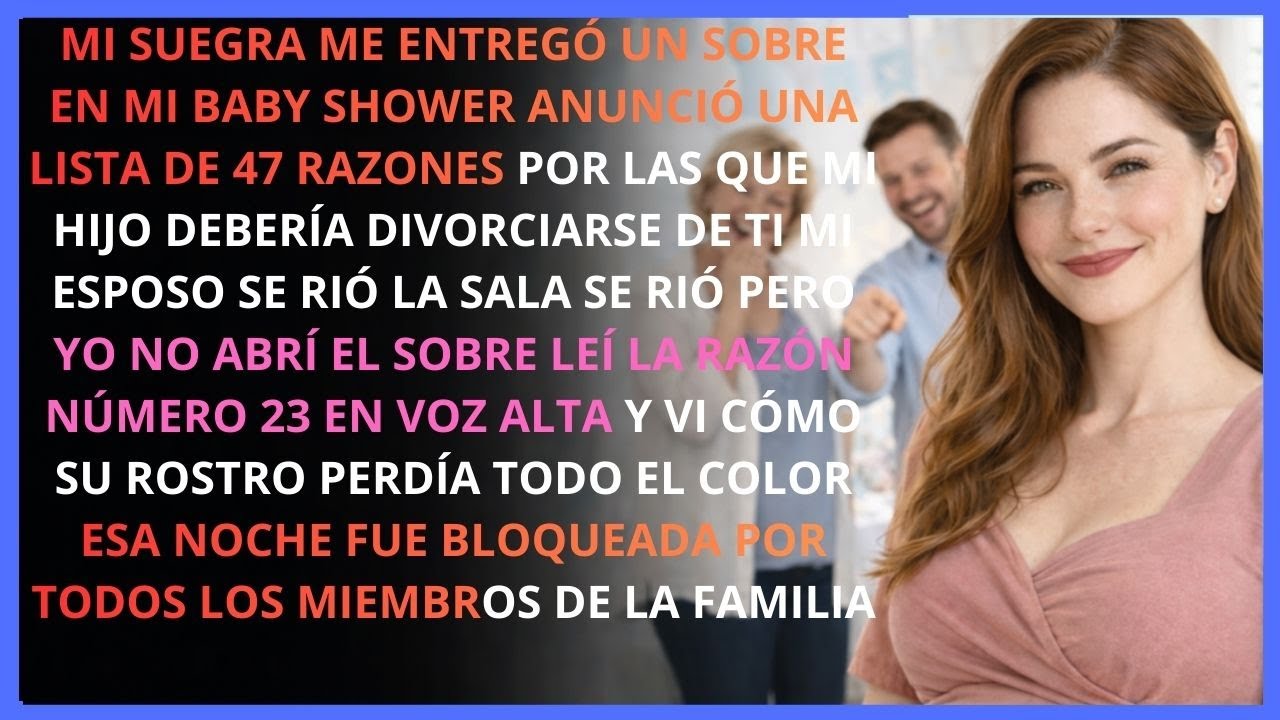 Mi suegra me dio 47 razones para que su hijo se divorciara de mí y quedé paralizada al leerlas hoy