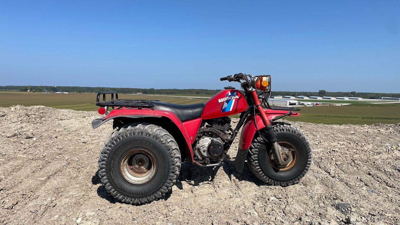1983 Honda 200E ATC | Cold Start & Drive
