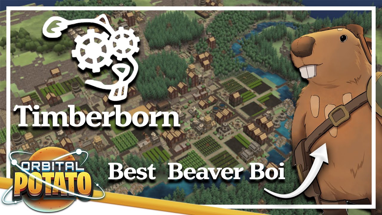 Building The Perfect Beaver Town - Timberborn - City-builder Management Game