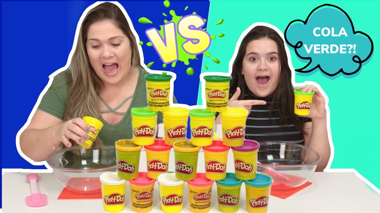 NÃO ESCOLHA A PLAY DOH ERRADA!!! SLIME CHALLENGE