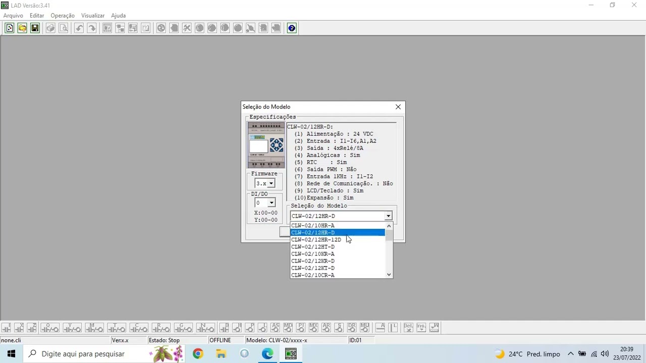 Linguagem Ladder Programação Com Clic-02 Weg - Função MX - Multiplexador - Video Aula 15