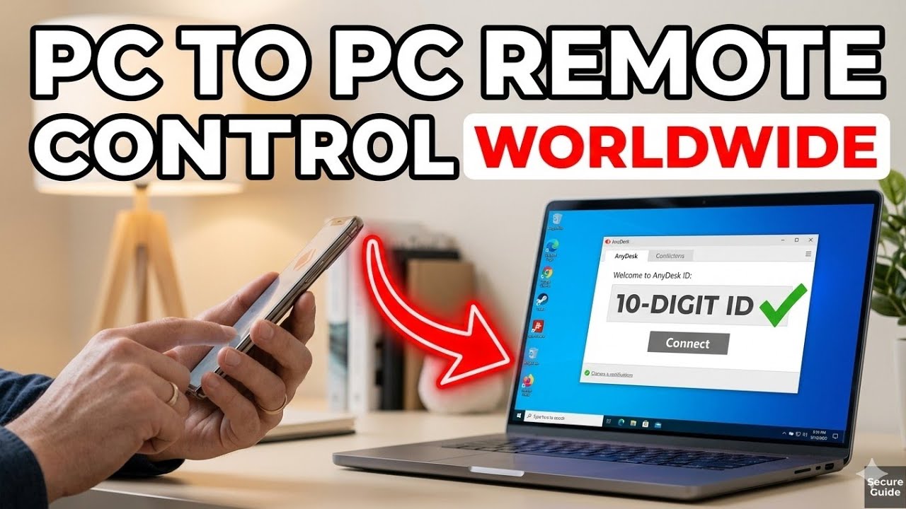 How To Use AnyDesk | AnyDesk Computer To Computer Worldwide Access