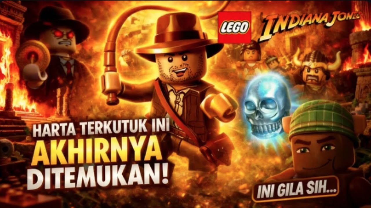 PELARIAN PALING GILA! Dikejar Batu Raksasa Sampai Nyangkut di Hutan?! | LEGO Indiana Jones Ep. 1