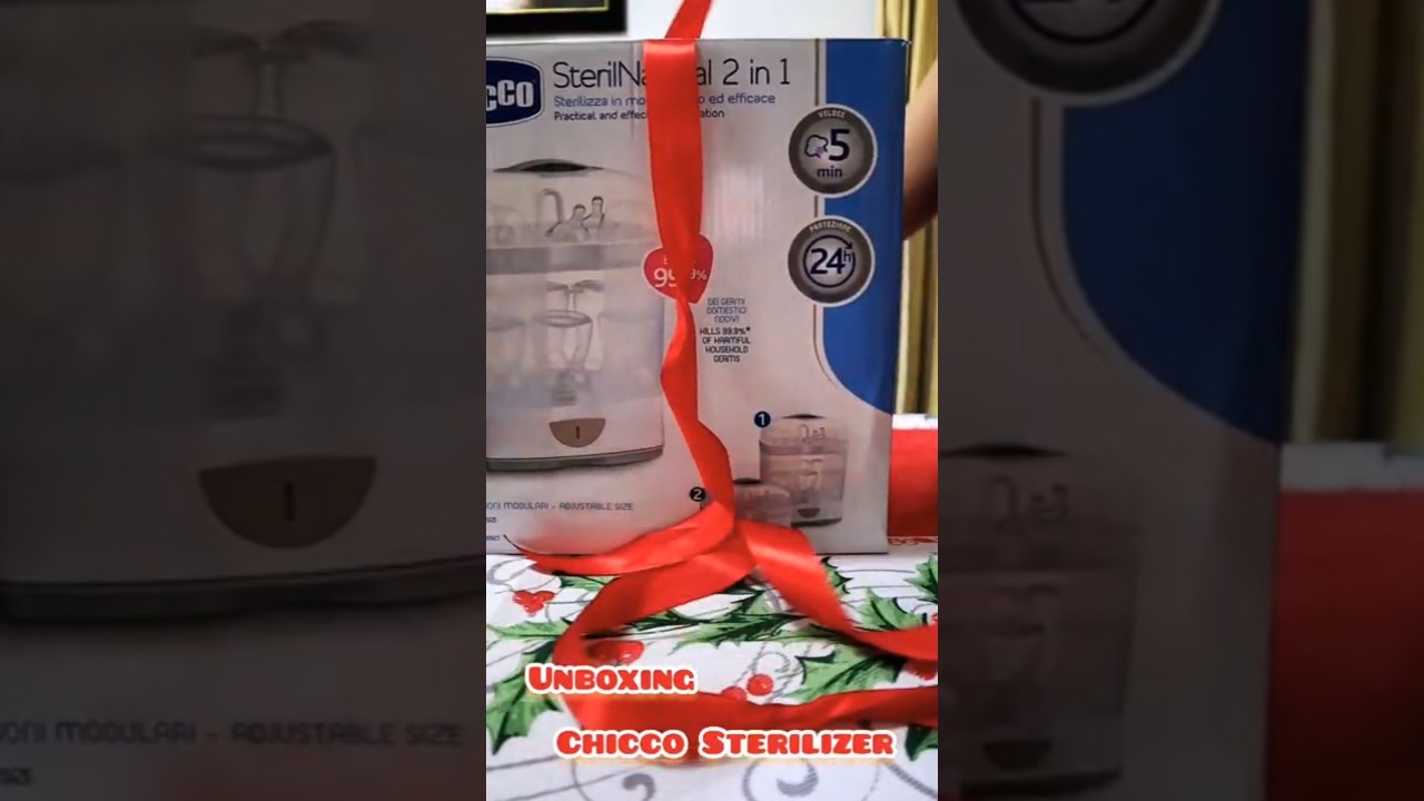 Chicco Bottle Sterilizer Unboxing