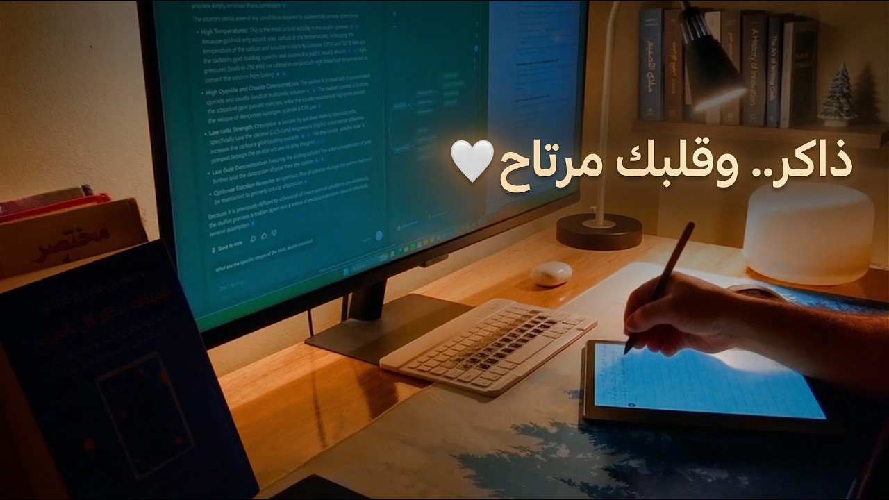 ذاكر وقلبك مرتاح | تلاوة حسين العزام مع صوت المطر 🌧️