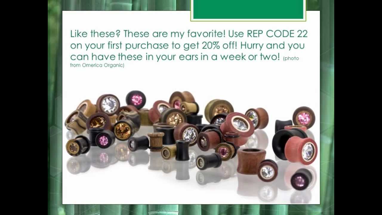 Omerica Organic Plugs Discount Code! Amazing Custom Wood Plugs