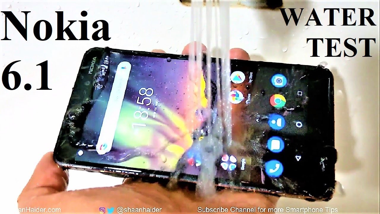 Nokia 6.1 - WATER TEST