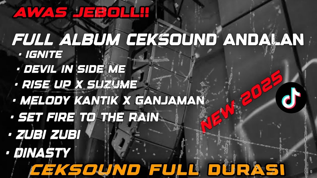 DJ CEK SOUND BASS GLERRR TERBARU FULL DURASI SPESIAL COCOK UNTUK TES SOUND SYSTEM