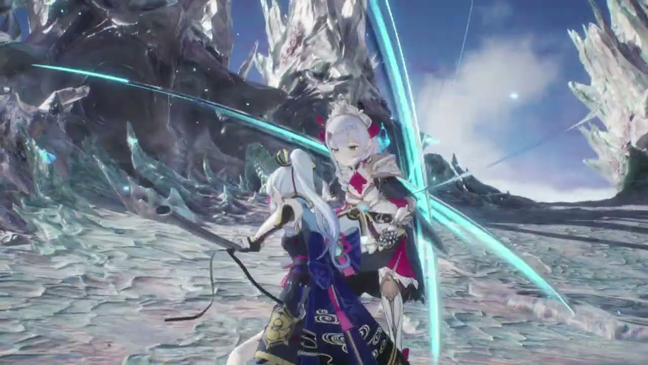 Kamisato Ayaka (Vergil) vs Noelle (Dante) - DMC5 x Genshin Impact
