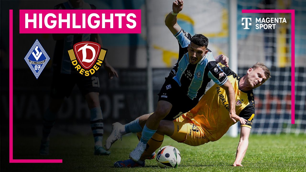 SV Waldhof Mannheim - Dynamo Dresden | Highlights 3. Liga | MAGENTA SPORT