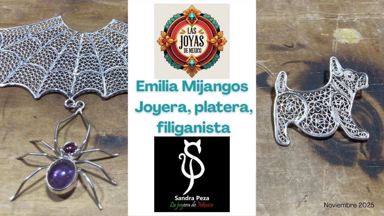 Las Joyas de México-Emilia Mijangos - Platería y filigrana para la temporada de muertos- Parte 2
