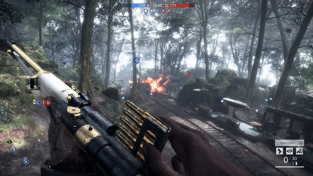 باتلفيلد 1 // بندقية مستطلع Carcano لا مثيل لها في عام 2025 // Battlefield 1 : Conquest : Gameplay