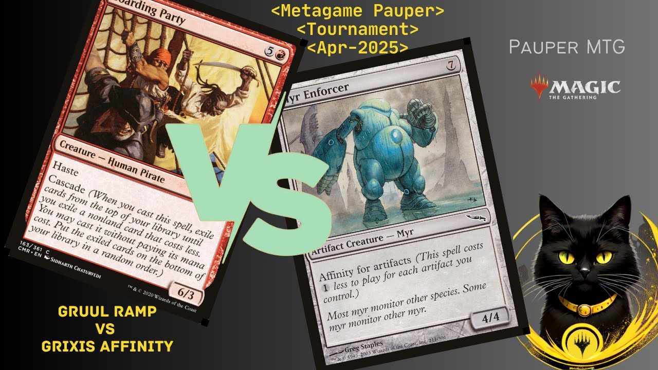 Gruul Ramp Vs Grixis Affinity [Pauper Gameplay]