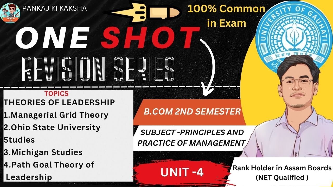 PPM UNIT 4 FULL REVISION|PRINCIPLES AND PRACTICE OF MANAGEMENT |B.Com 2nd Sem Gauhati University