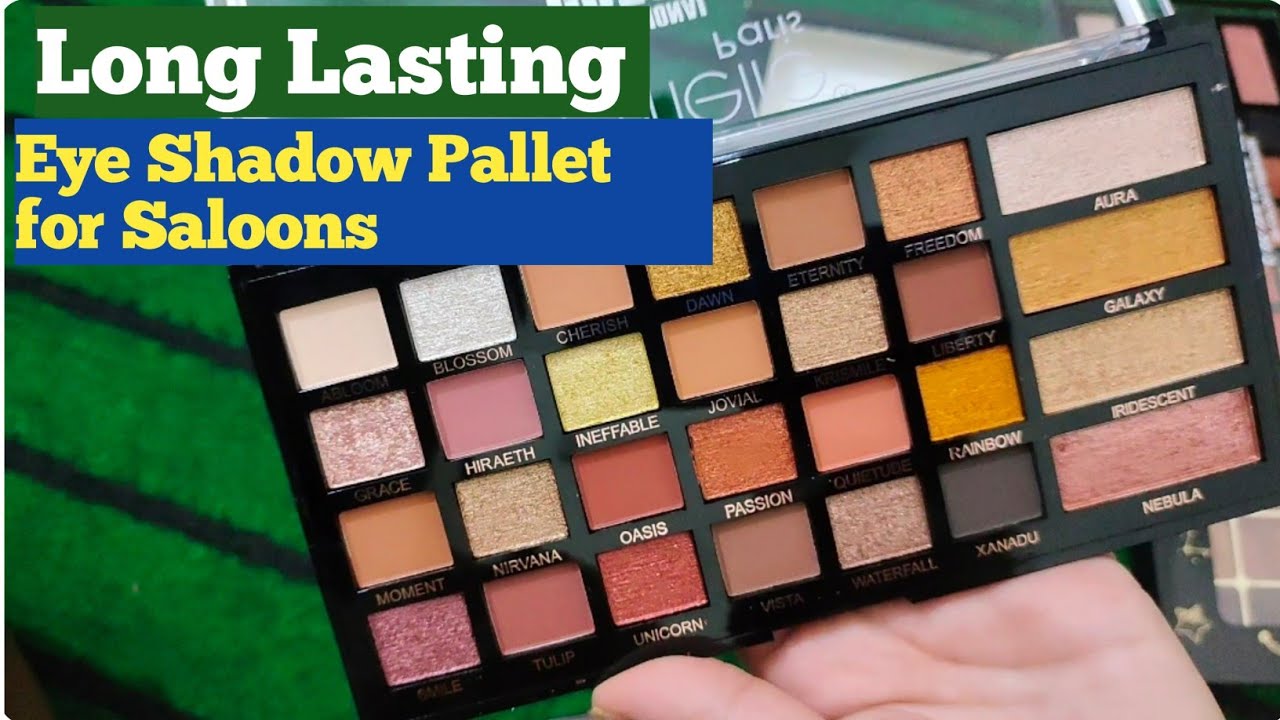 Long Lasting Eye shadow pallet for Saloons // Emelie eyeshadow pallet for review //