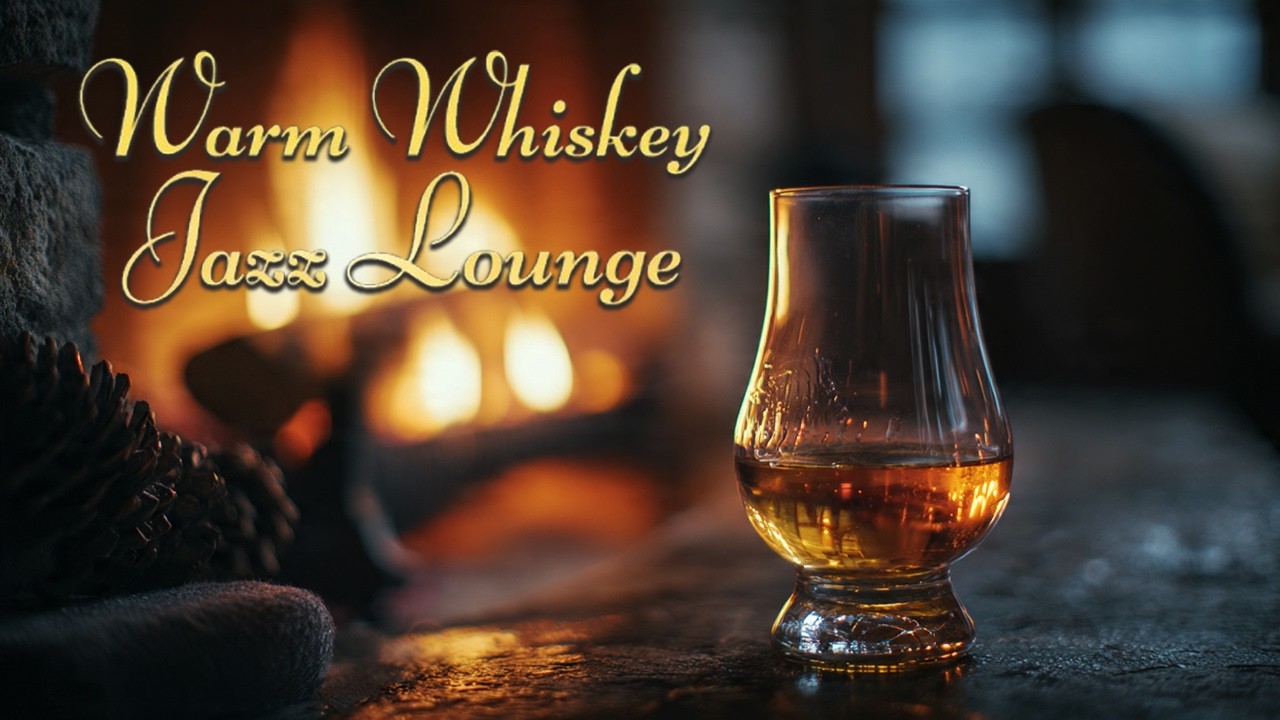 Warm Whiskey Jazz Lounge – Smooth Blues Instrumental for Study, Chill and Peaceful Night Atmosphere