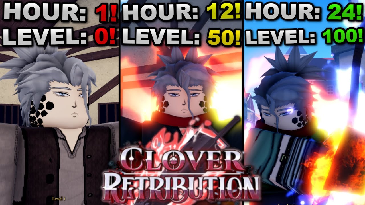 I Spent 24 Hours Grinding In Roblox Clover Retribution... Here's What Happened!
