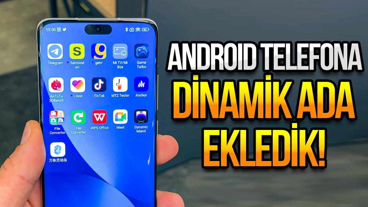 Android telefonlara Dynamic Island nasıl kurulur?