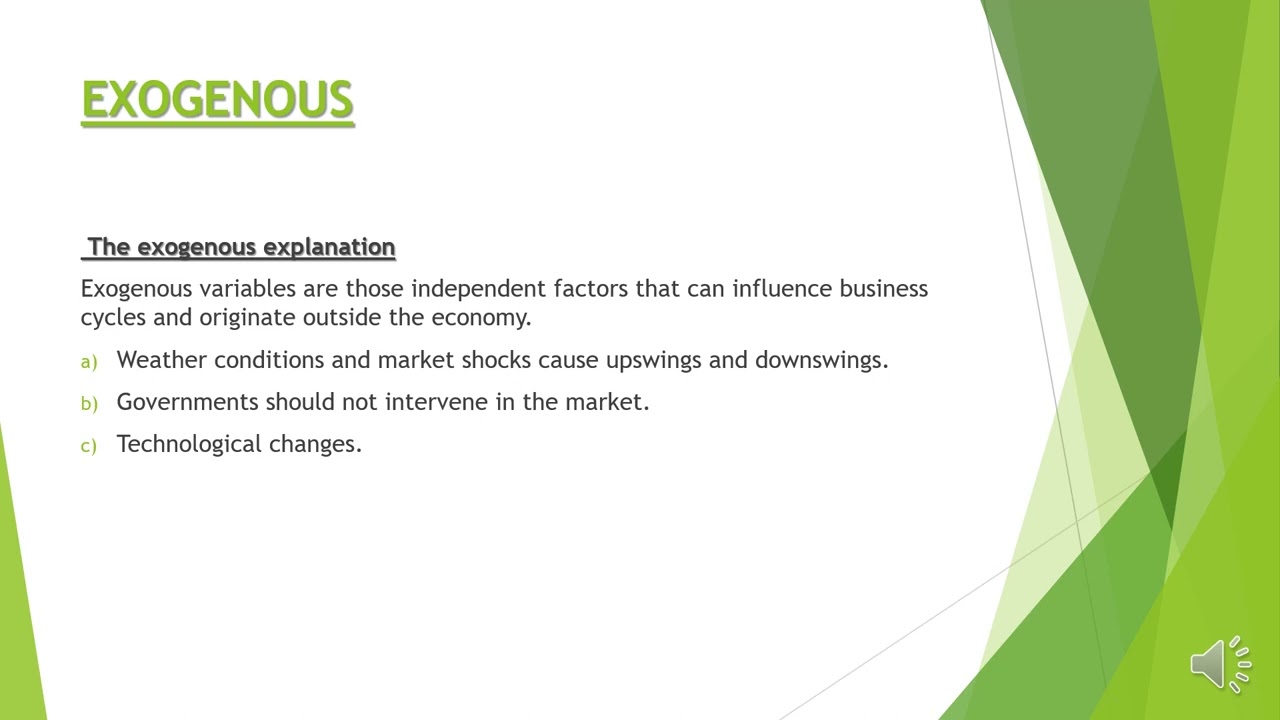 EXOGENOUS FACTORS