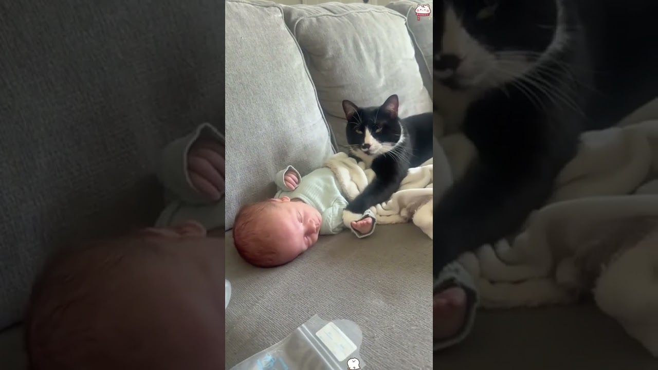 My cat regrets everything after we had a baby 