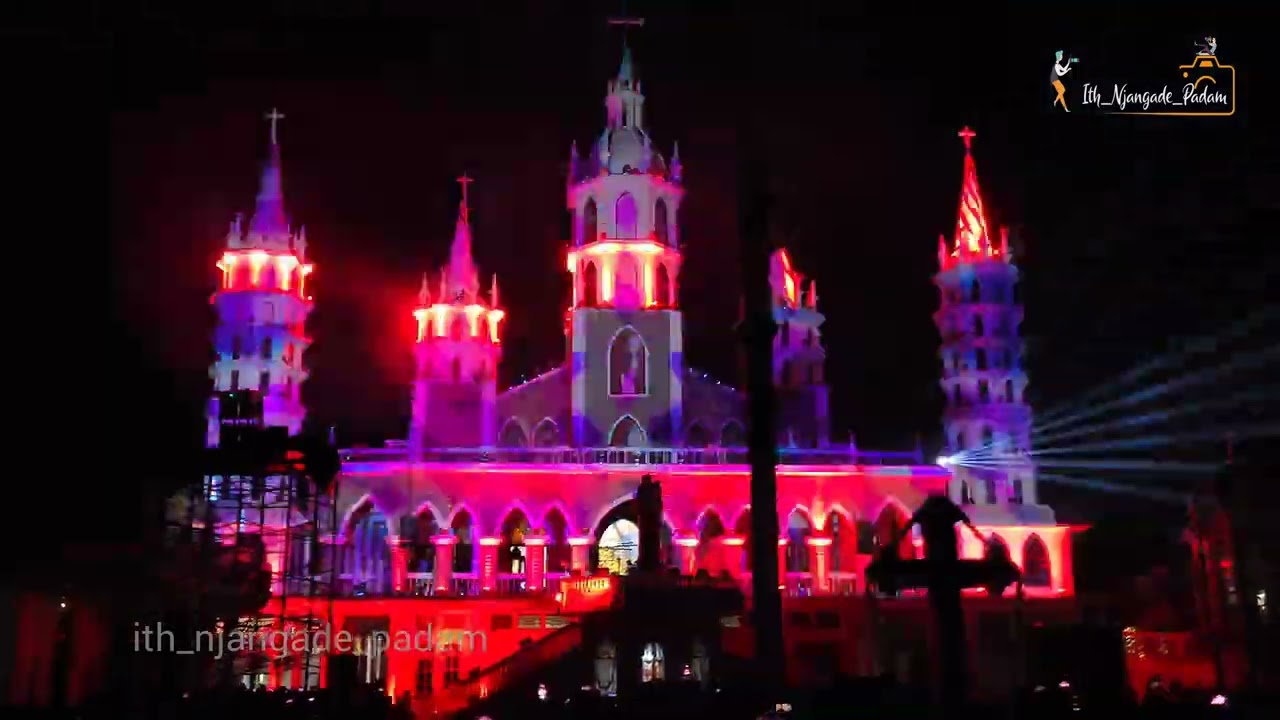 Light Show St. Thomas Roman Catholic Church, Valiaveli Thiruvananthapuram