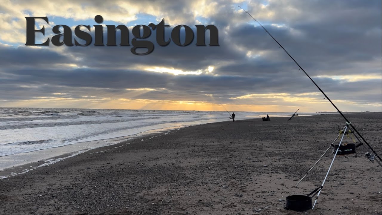 Easington. Beach fishing Uk. Holderness coast.