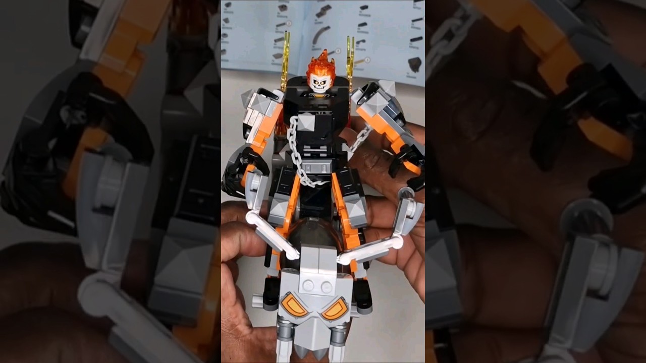 #lego #marvel #ghost #rider #mech and #bike #76245