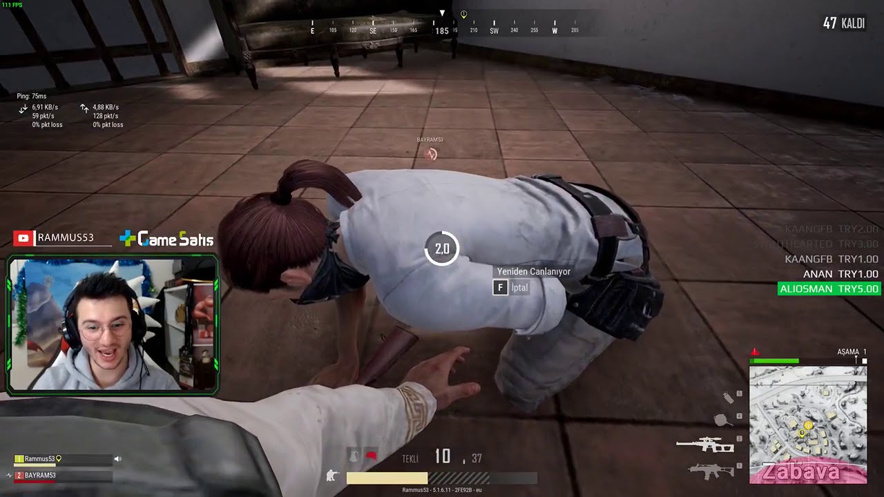 RAMMUS53 BAYRAM53 İLE DUO PUBG (BAYRAM'IN KOY G*T&Uuml;NE KREPINK | UZUN VERSİYON)