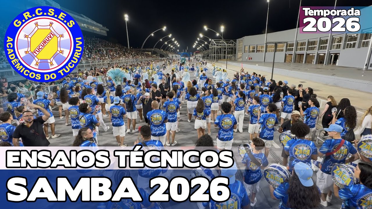 TUCURUVI 2026 | ENSAIO TÉCNICO LARGADA E PISTA | SAMBA AO VIVO #ETSP26