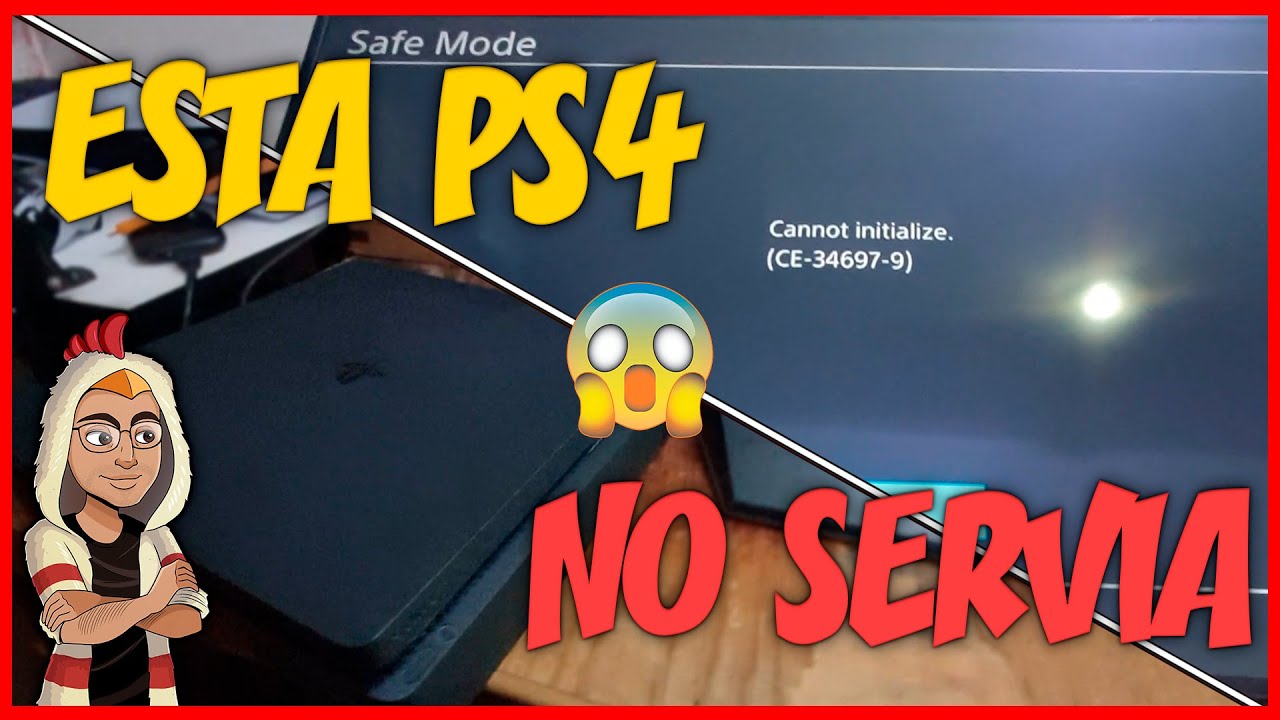 🎮Arreglé un PS4 Que NO SALIA DEL MODO SEGURO 🔒 [Código De Error CE-34697-9] 💀