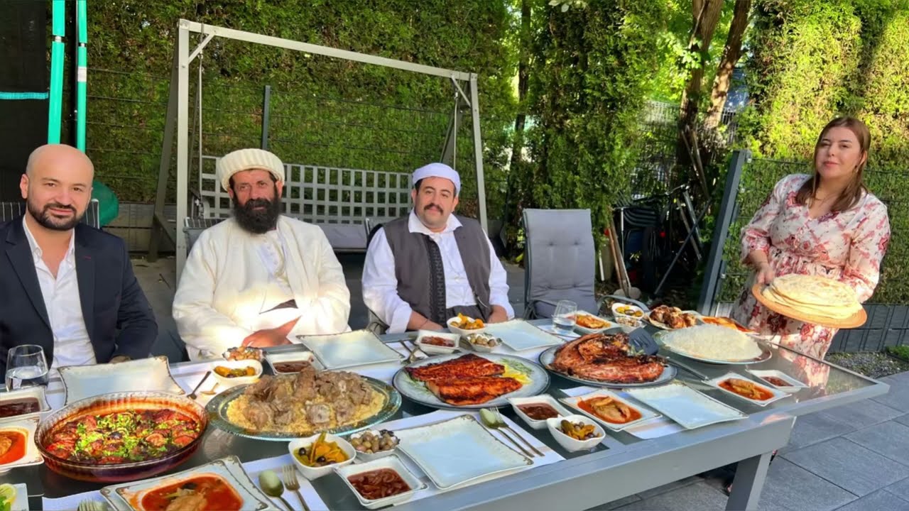 Herzlich willkommen Babo  زيارة البابا چاويش لبيتنا /Serdana Baba Çawîş bo mala me