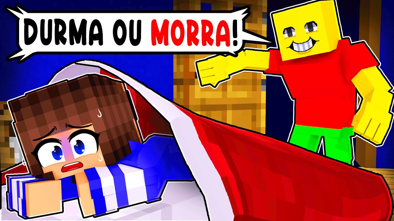 DURMA ou ACABO COM VOCÊ no Minecraft  ◂Miika▸