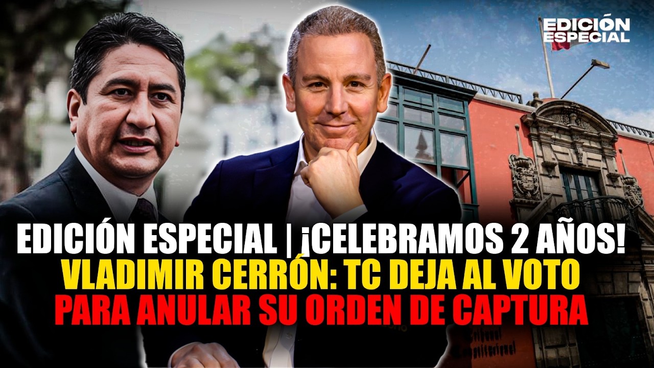 #EnVivo Vladimir Cerrón: TC deja al voto para anular su orden de captura y prisión preventiva